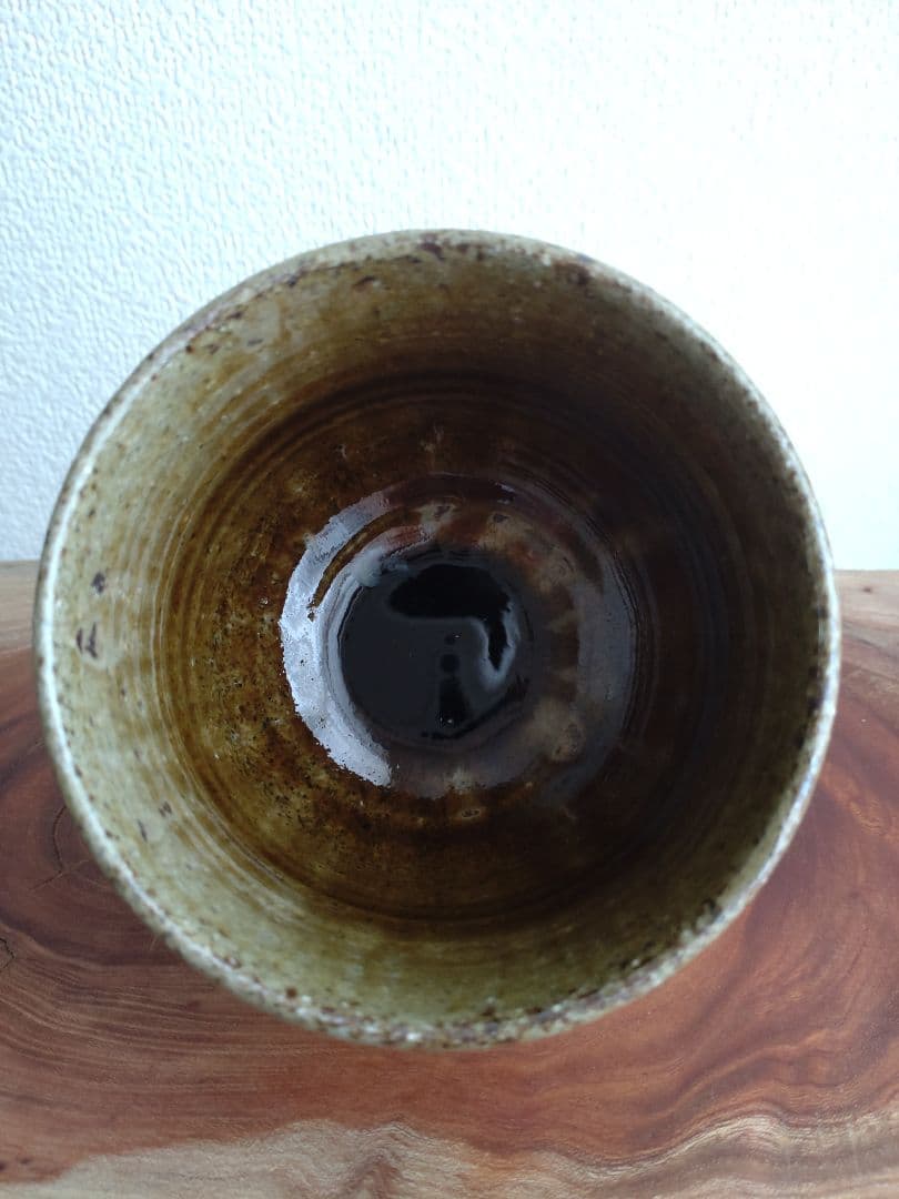 【無冠の帝王】西岡小十　朝鮮唐津茶碗　コバルト　窯変　黒唐津　黒高麗　椎茸高台