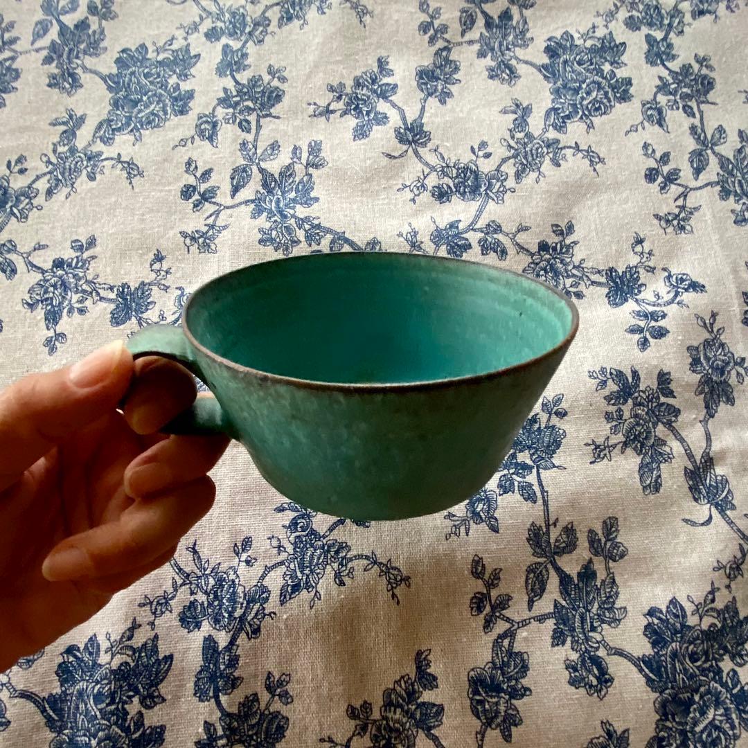 【新品未使用】 鈴木麻起子 スープカップ2客 La Maison de Vent