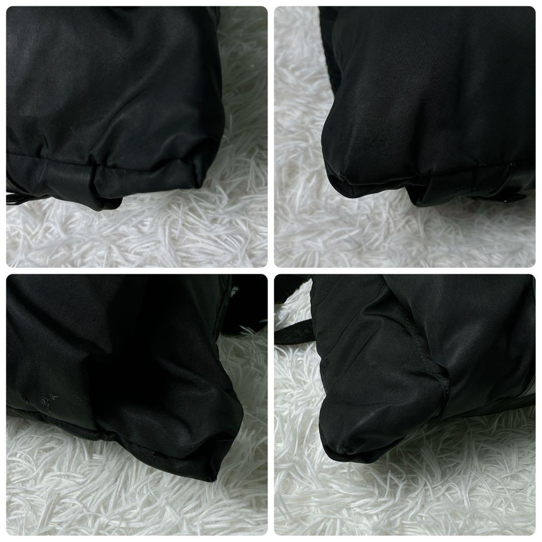 美品/現行✨プラダ メッセージジャーバッグ ショルダー BT0696 ブラック