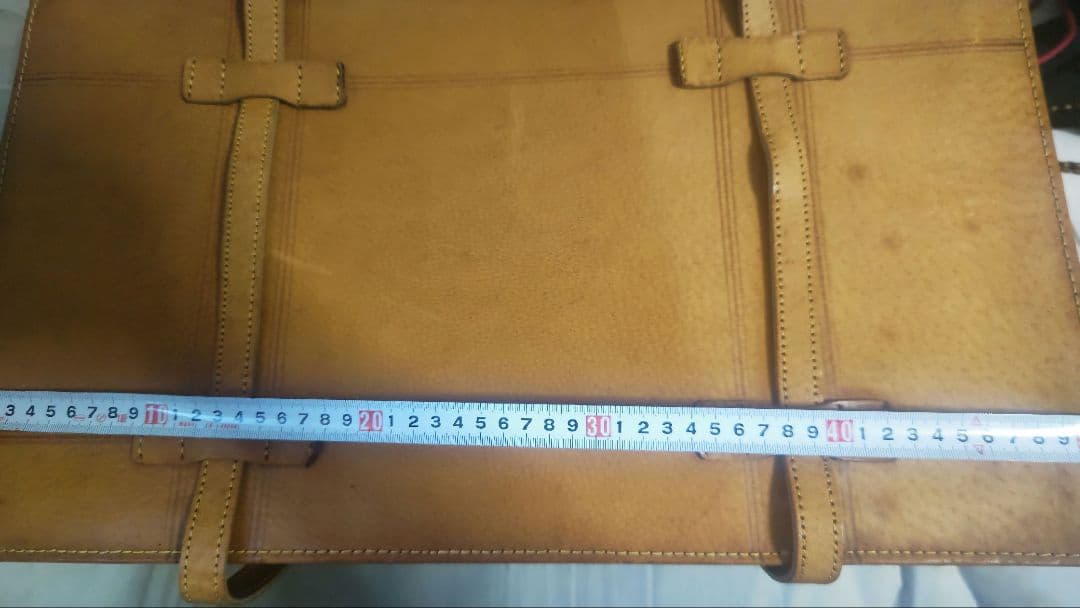 【本革】 トランクケース キャメル 鍵付き(色褪せ、日焼け、若干染みあり)