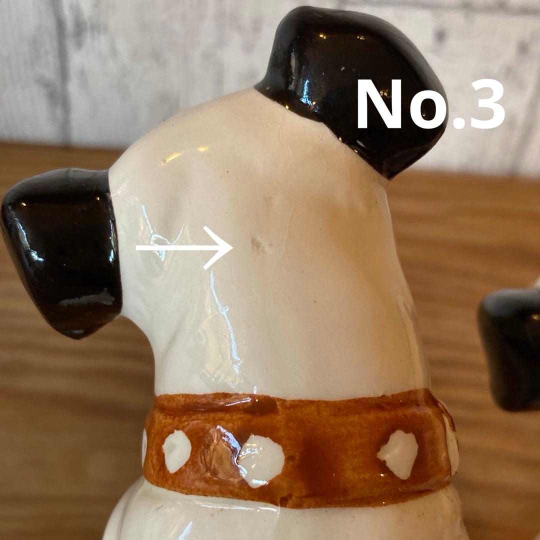 【昭和レトロ】ビクター　ニッパー犬置物　ニッパーセットC　４点セット