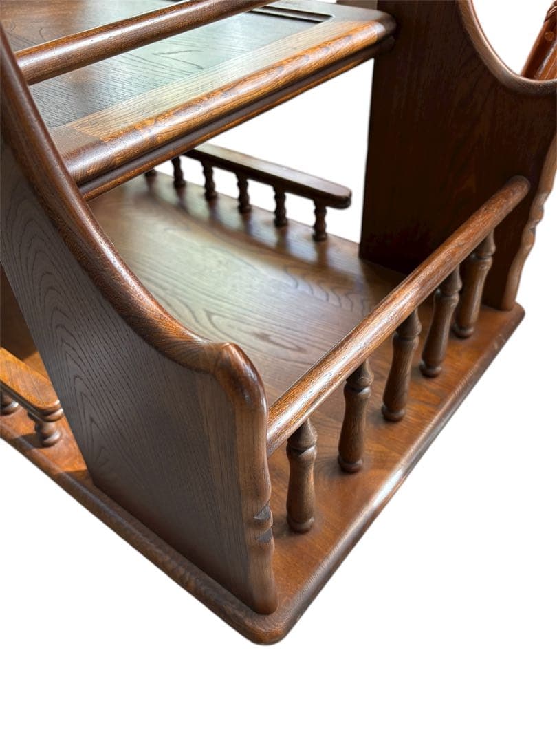 【カリモク】 キッチンワゴン キャスターつき アンティーク