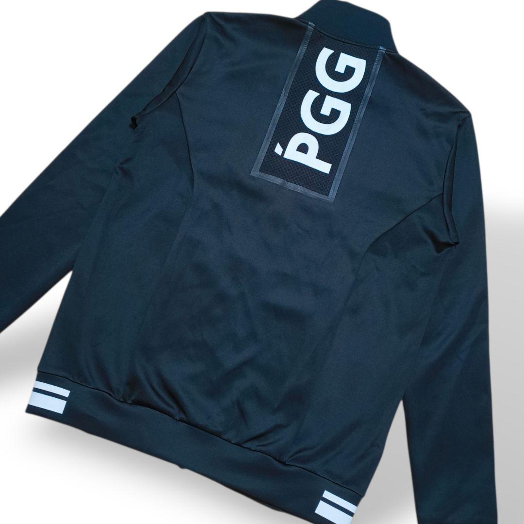 美品✨️PGG L相当 パーリーゲイツ フルジップ トラックジャケット ブラック