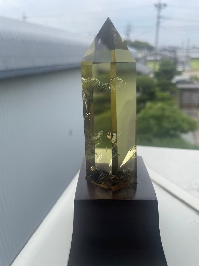 ⭐︎美品　シトリン六角柱　天然石