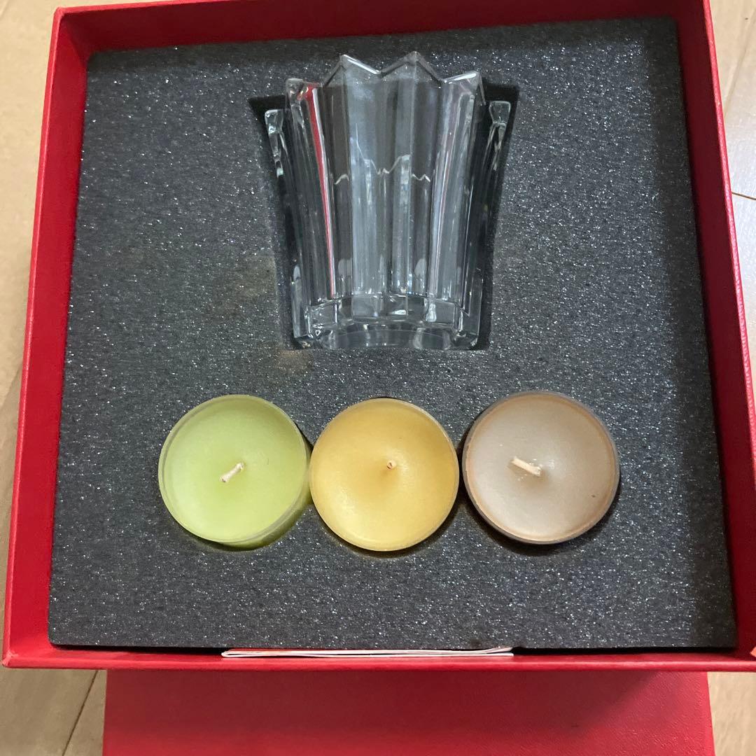 Baccarat Photophore Parfumé バカラキャンドルセット