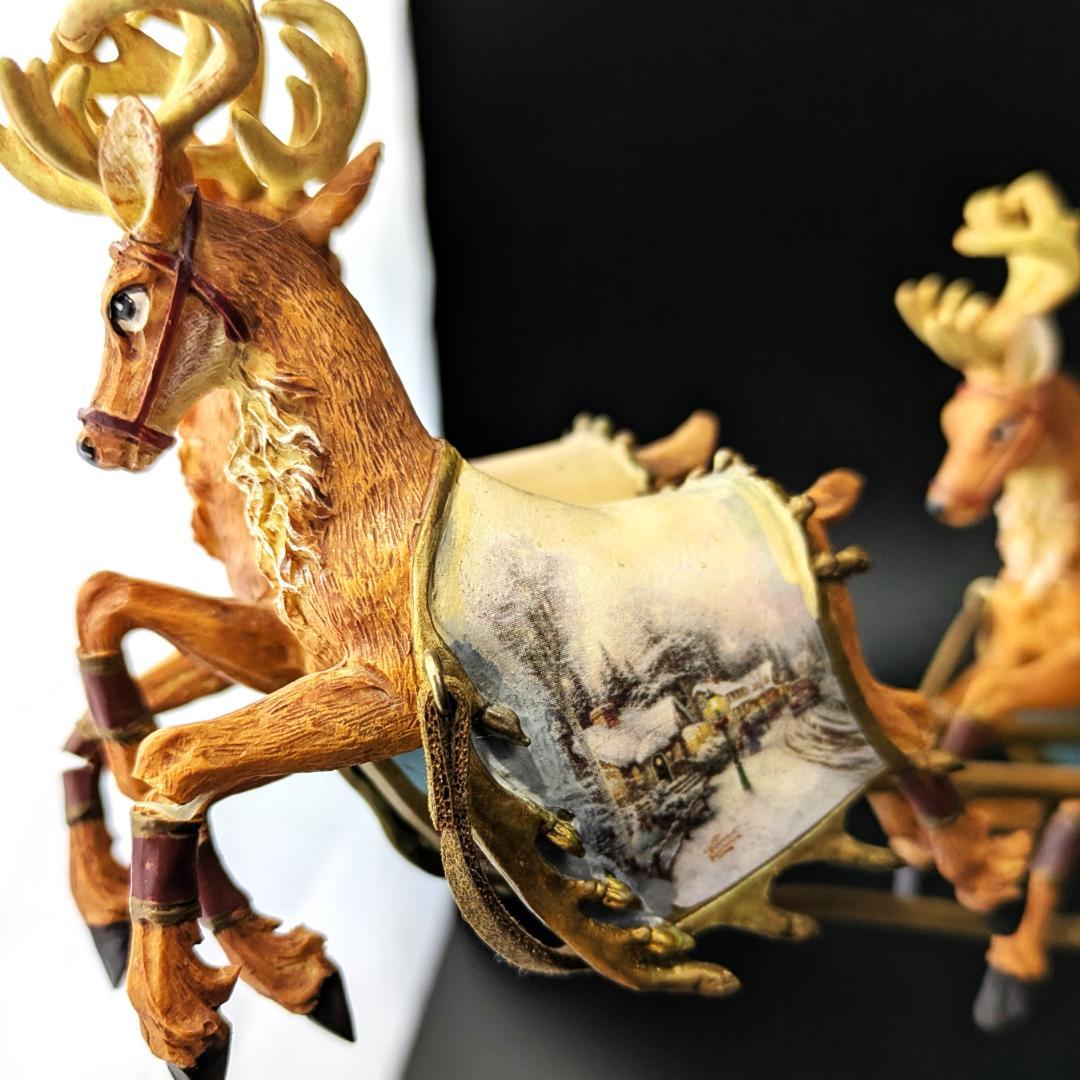 トーマス・キンケード サンタとトナカイ 『ナイト ビフォア クリスマス』 限定品