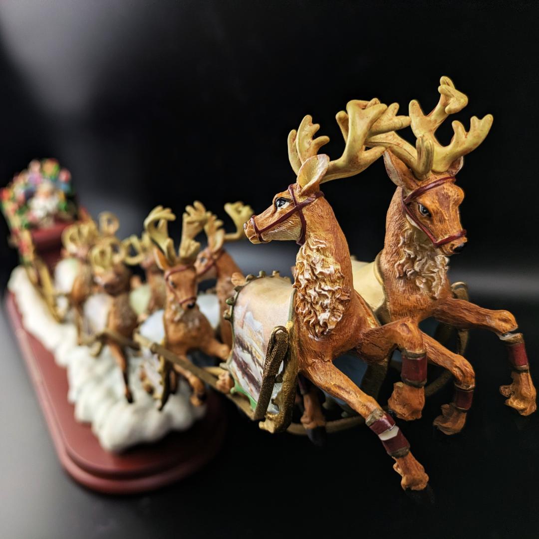 トーマス・キンケード サンタとトナカイ 『ナイト ビフォア クリスマス』 限定品