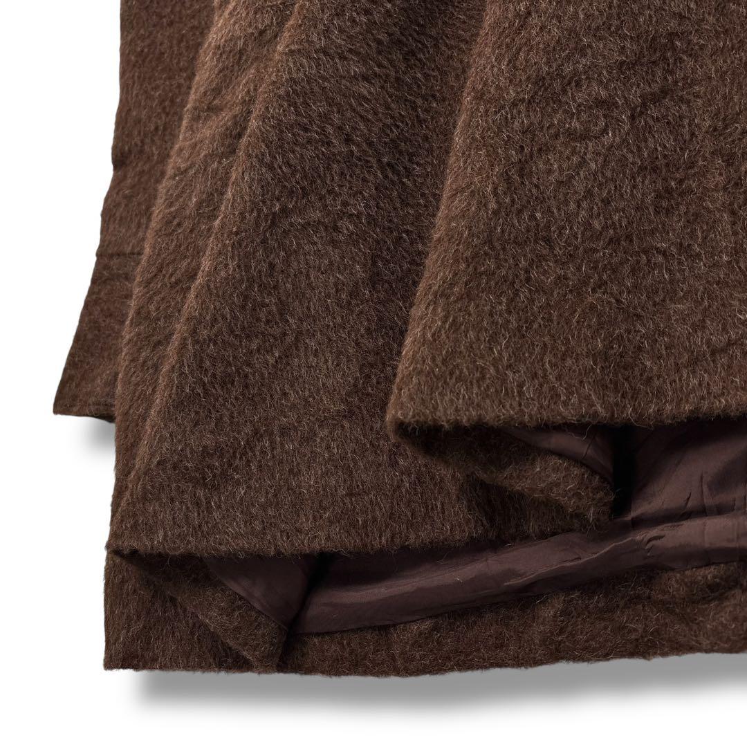 美品】chloe　ミスクロエ アルパカ　チェスターコート　ロング　ダブル　茶