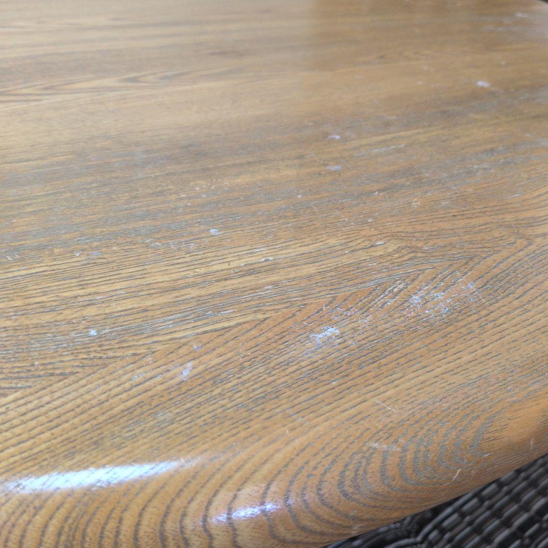 円形木製座卓 大きめ ナチュラルウッド