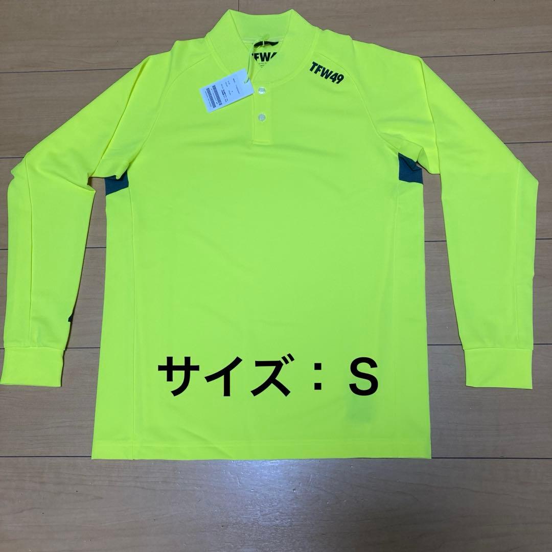 COLLAR LESS POLO カラーレスロングスリーブポロシャツ