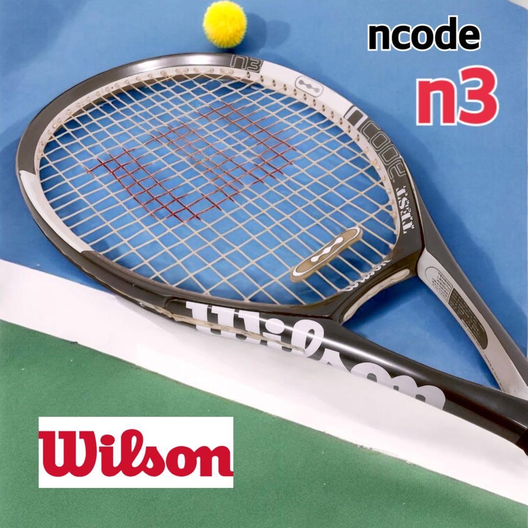 【美品】Wilson ウィルソン テニスラケット ncode n3 デカラケ