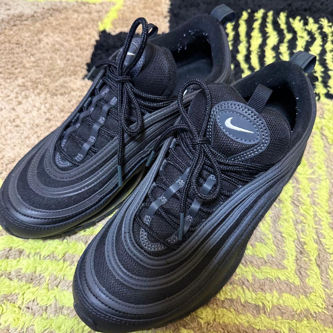 2/13まで出品。NIKE AIR MAX 97 トリプルブラック