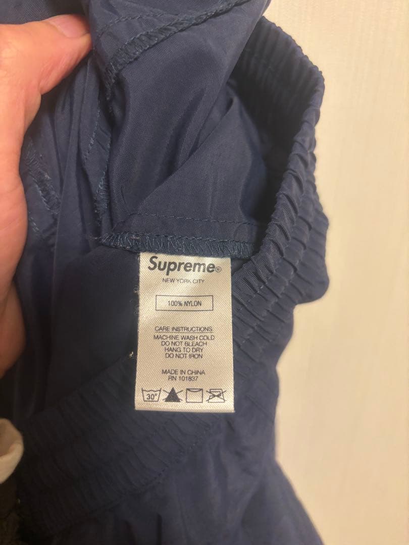 Supreme paneled warm up pant サイズS ネイビー