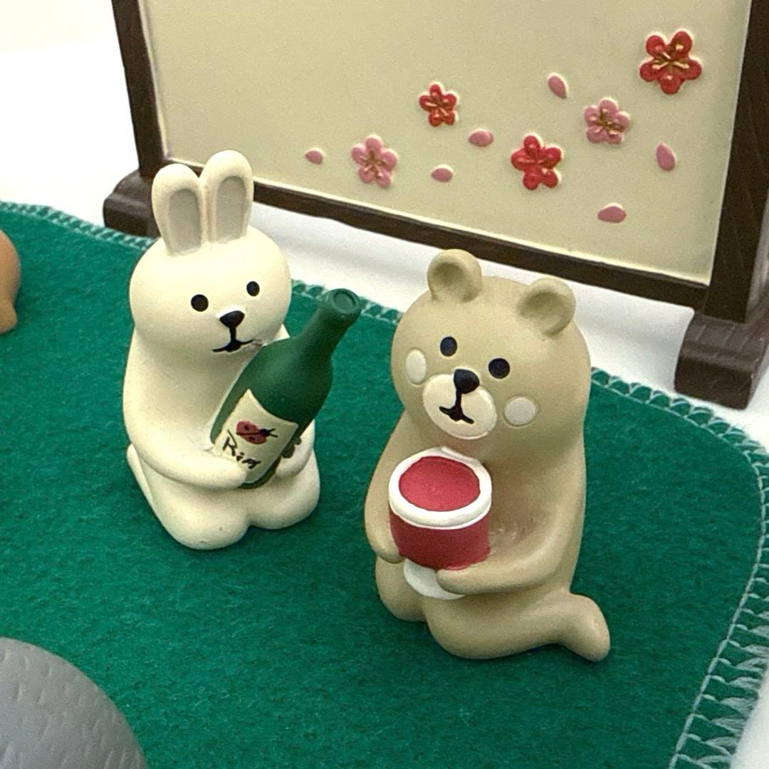 デコレ　コンコンブル　2016 春の宴シリーズ　ほろ酔い文鳥　バンビと文鳥