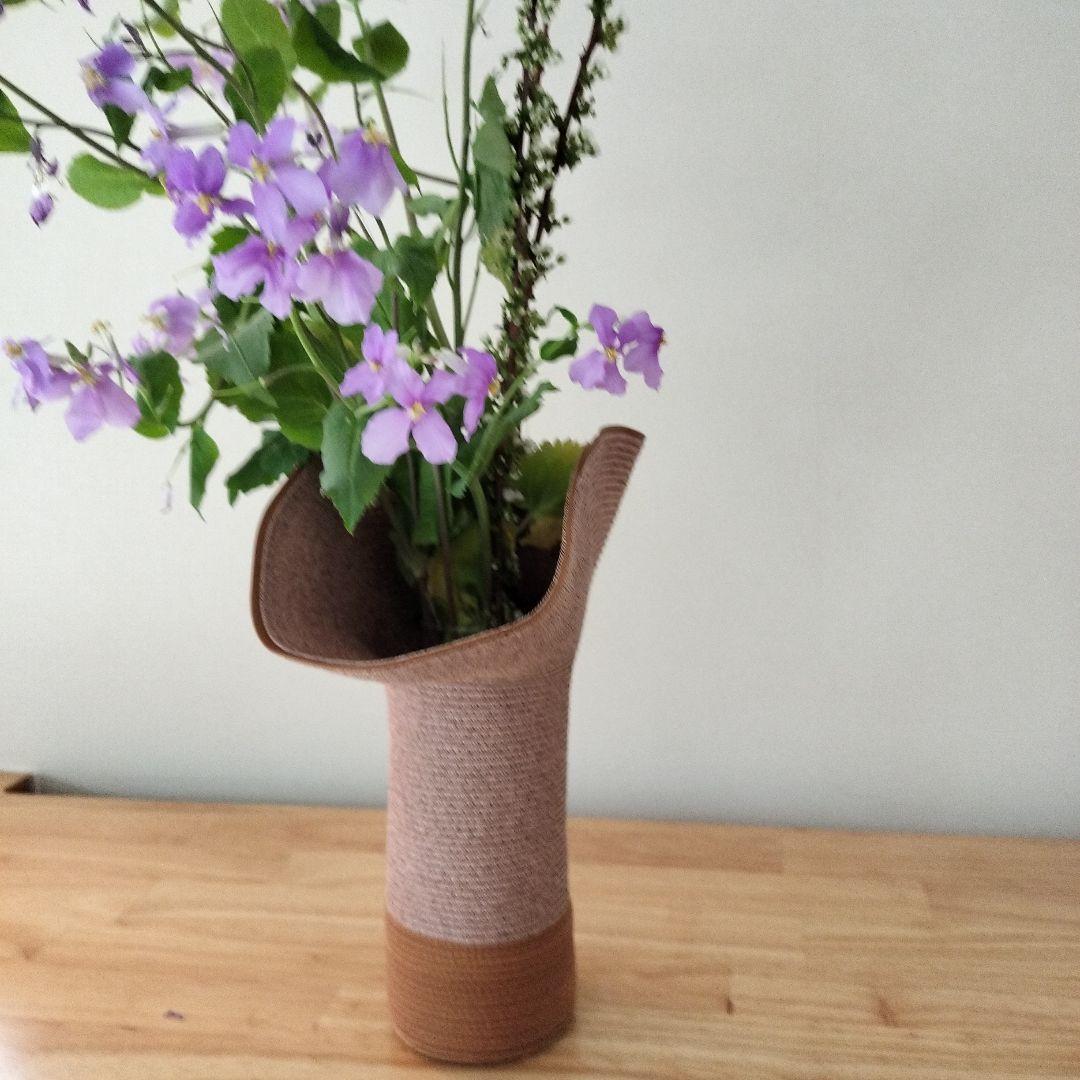 Polène MOBJE フラワーベース ナノ　キャメル　ポレーヌ