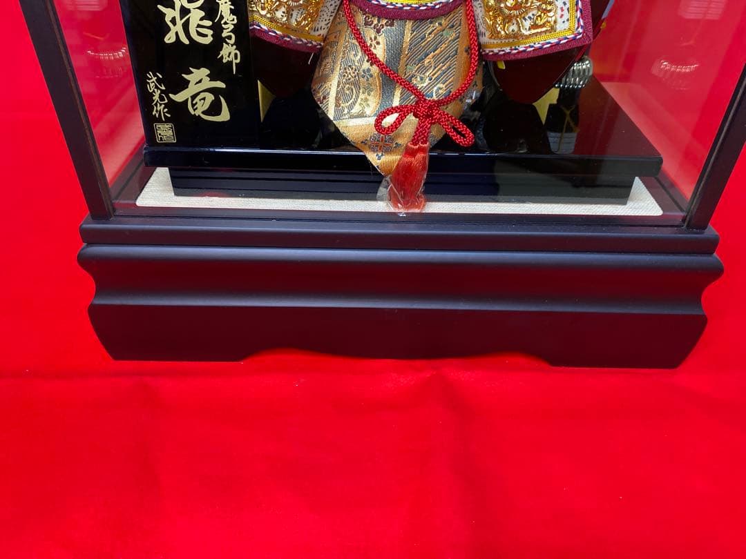 オルゴール付き破魔弓ガラスケース２３号・間口約３９×奥行約２８×高さ約８０㎝