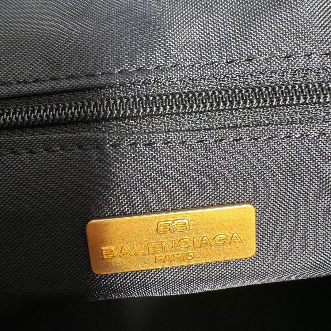 ★極美品★ BALENCIAGA ヴィンテージ ボストンバッグクロコダイル型押し