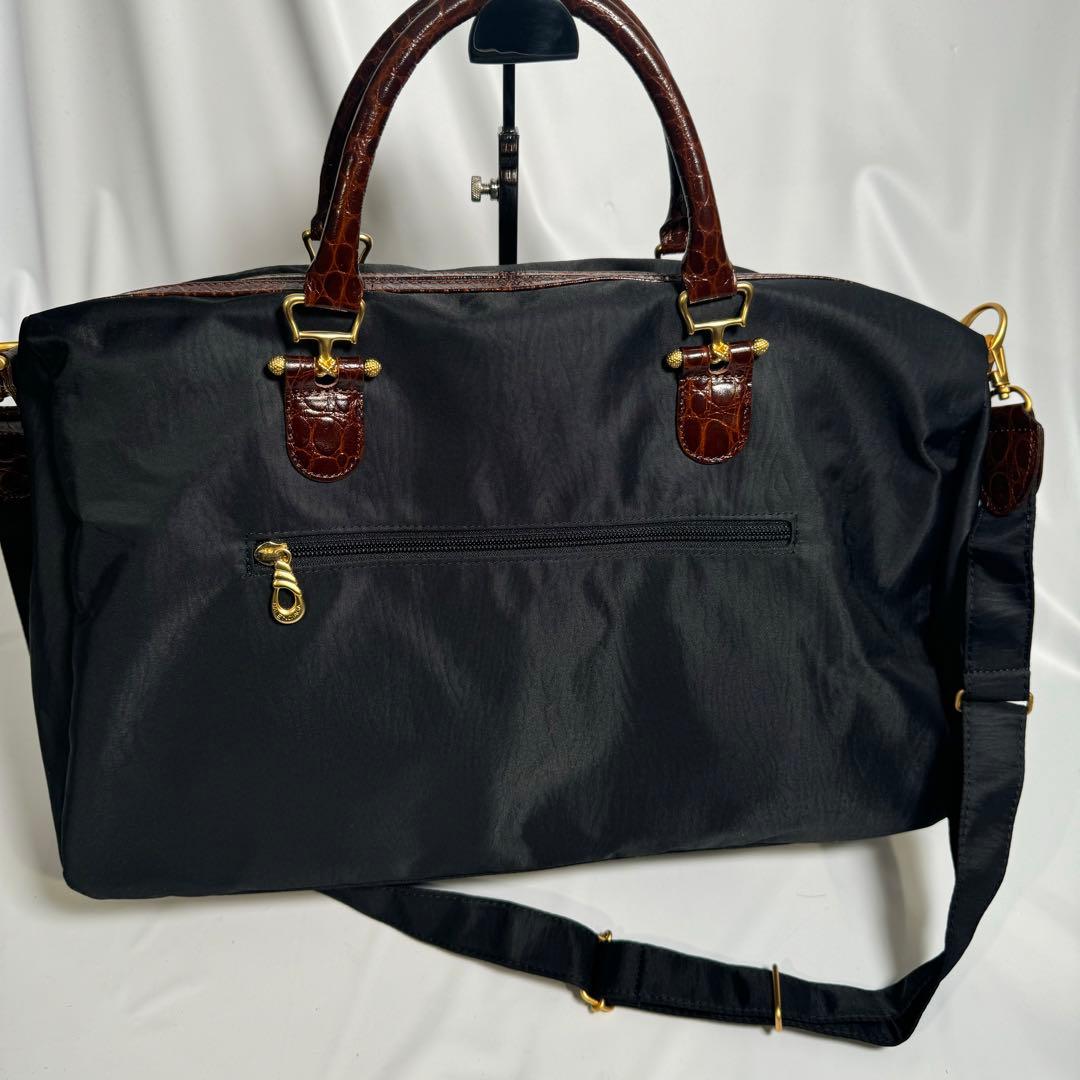 ★極美品★ BALENCIAGA ヴィンテージ ボストンバッグクロコダイル型押し