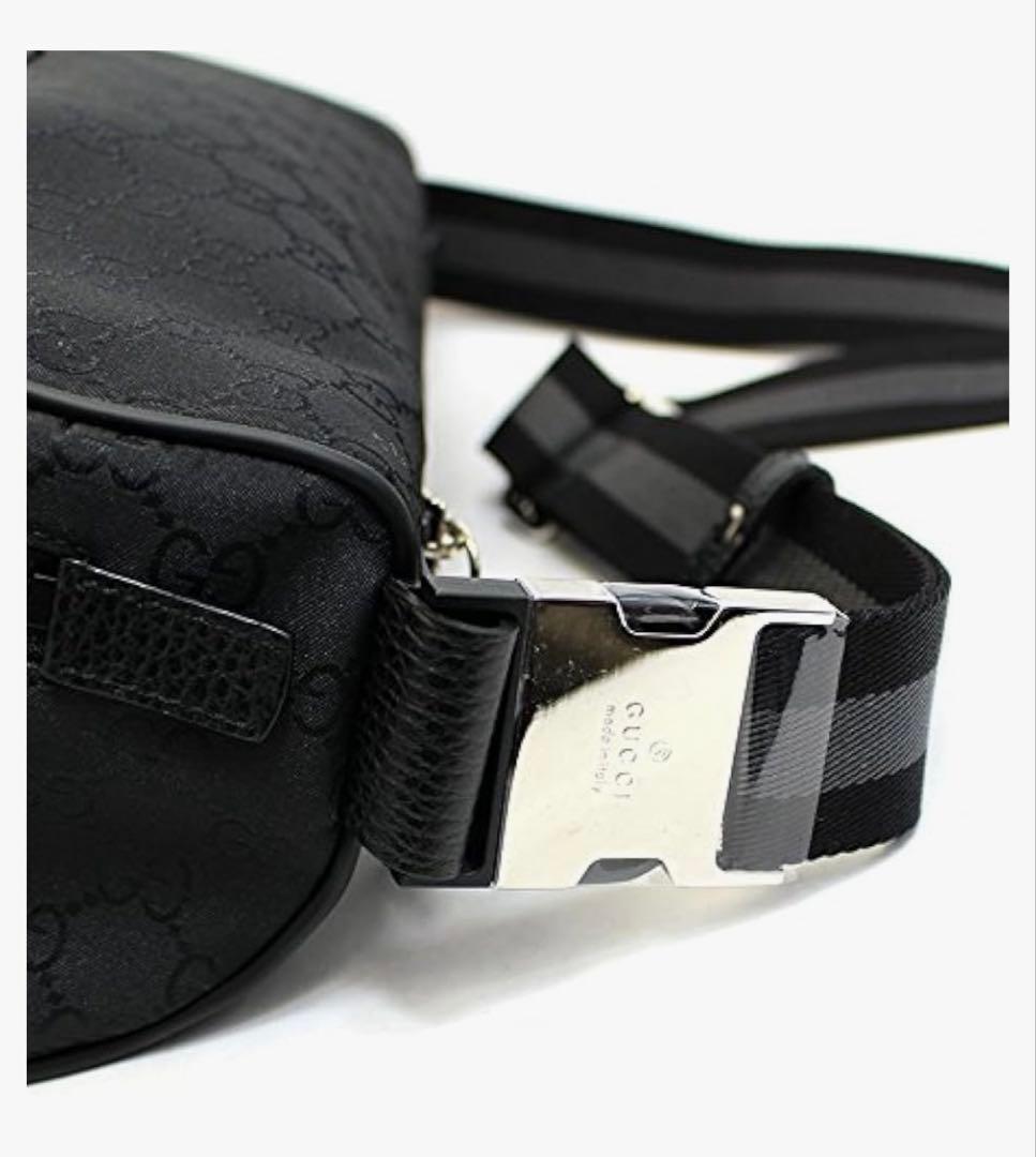 GUCCI グッチ ウエストバッグ ボディバッグ ショルダーバッグ ブラック