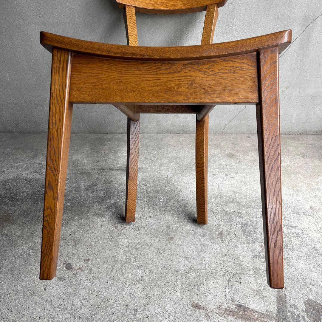 廃盤　希少　極美品　飛騨清見工房　ダイニングチェア　オーク無垢材