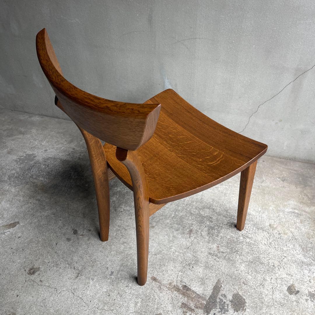 廃盤　希少　極美品　飛騨清見工房　ダイニングチェア　オーク無垢材