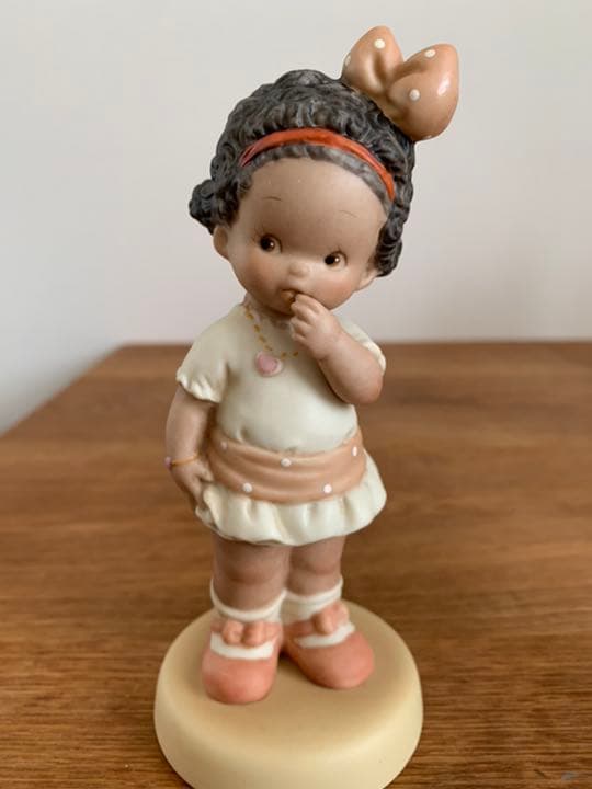 マーベルルーシーアトウェル　陶器人形　可愛い2人セット　ビンテージ