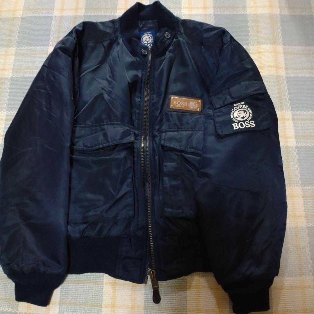 【希少】サントリーBOSS ボスジャン 90s MA-1 bossジャン
