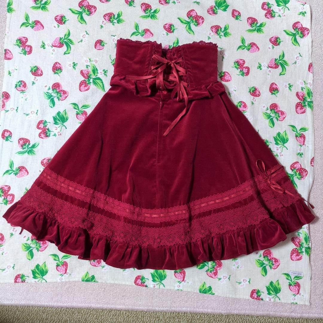 ぬ*様 ベイビーザスターズシャインブライト　編み上げコルセット付きスカート　難あ