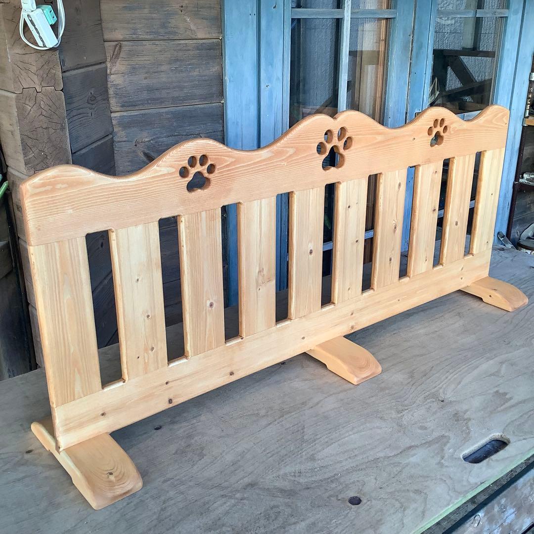 引っ越し中さまご予約ページ♡ カントリーハート木製フェンス×2 サイズ違い