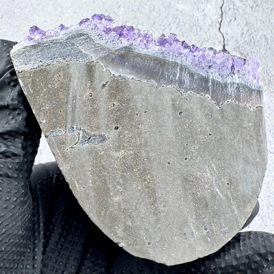 G-181高品質アメジスト クラスター ドーム　ウルグアイ産 高濃度 天然石
