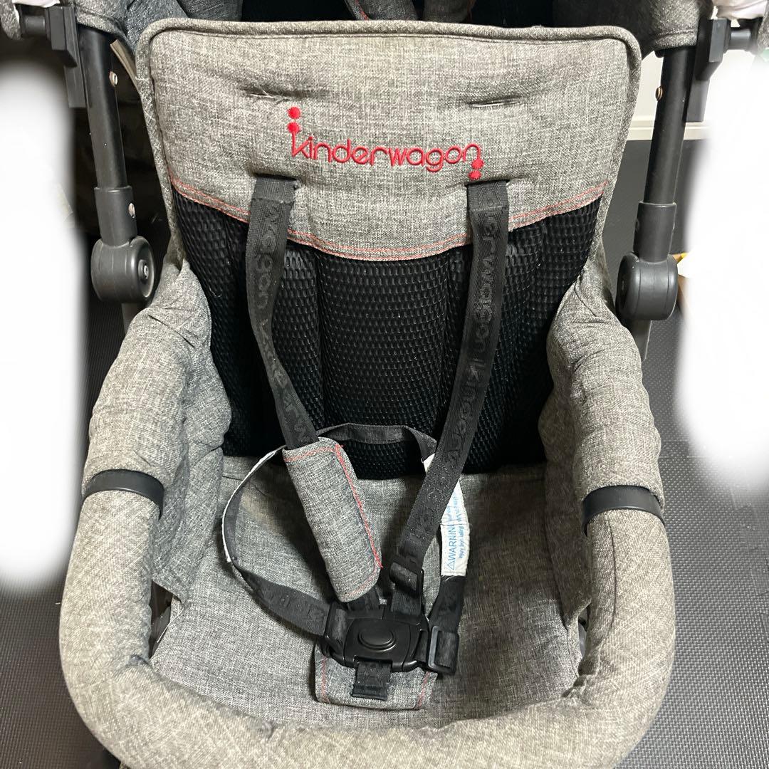 送料込✨2人乗りベビーカー キンダーワゴン コンパクト バギー 改札通れます