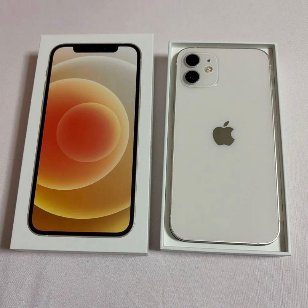 【お値下げ】iPhone12 64GB ホワイト 本体｜動作確認済｜初期化済