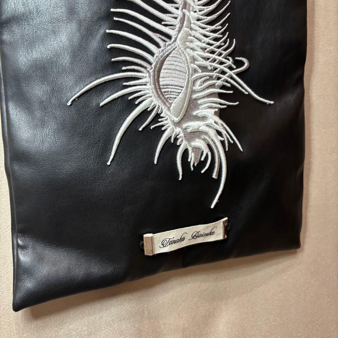 Tanaka Daisuke アッキガイ レザーバッグ トートバッグ ブラック