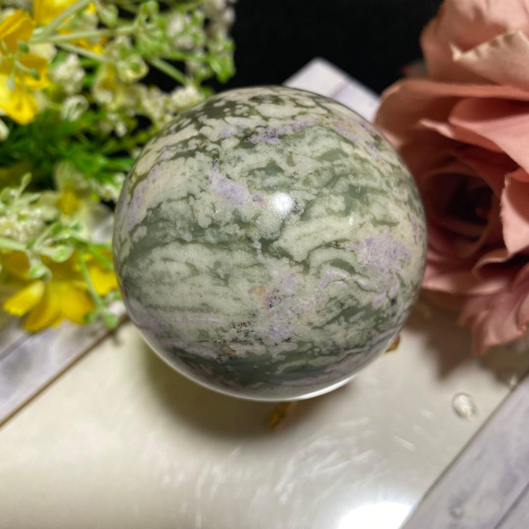 ラベンダーグリーンジェイド ピースジェイド スフィア N3