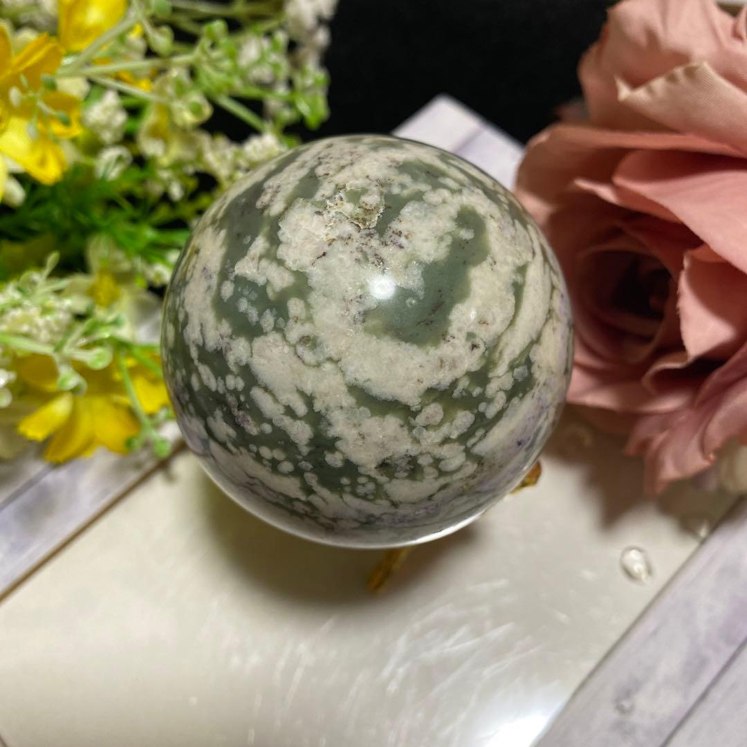 ラベンダーグリーンジェイド ピースジェイド スフィア N3