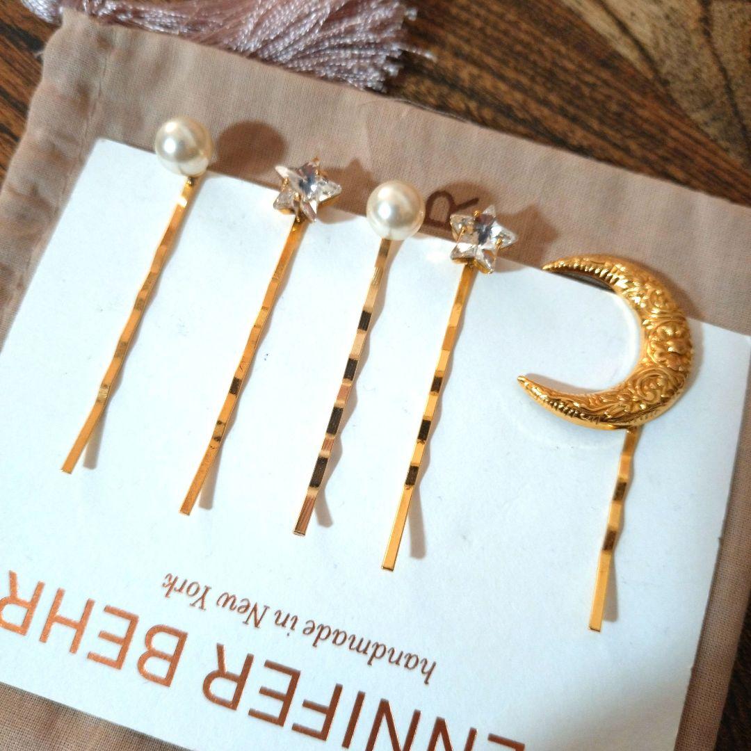 jennifer behr ボビーピン 真鍮　パール　真珠　ブライダル