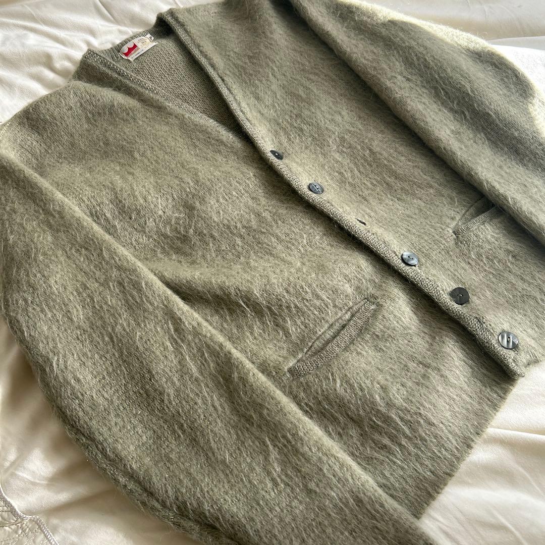 60s モヘアカーディガン　カート・コバーン 毛足長め