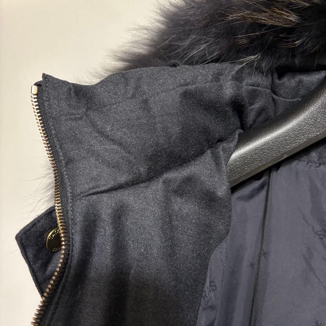 TATRAS チマ Rライン 24AW ダウンコート Aライン シルク混 04