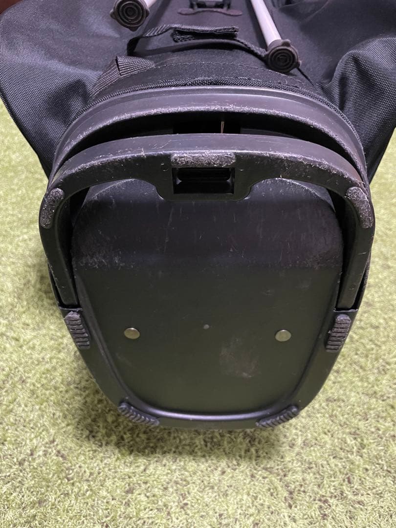 BEAMS GOLF キャディバッグ ブラック/グリーン