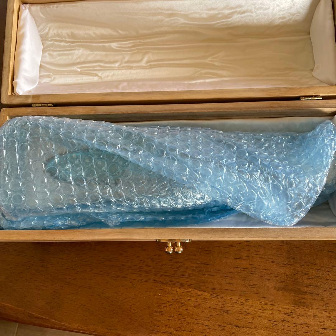 アンティーク　フランス　大型　ガラスボトル　ガラス瓶　気泡入　栓付ガラス容器