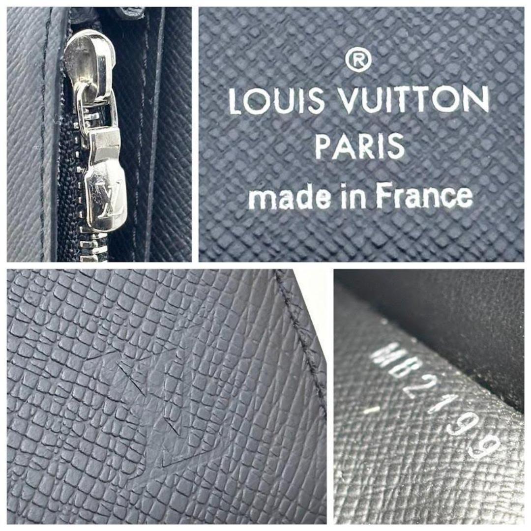 【極美品・新型】ルイヴィトン　タイガ　ポルトフォイユ　ブラザ　ノワール