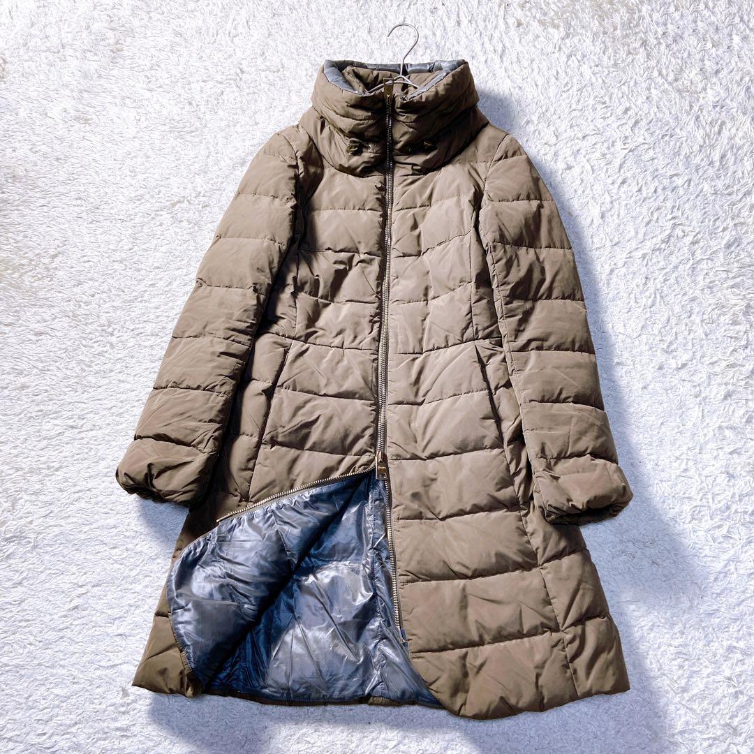 人気✨HERNO　ポーラテック　ダウンコート　ロングコート　スタンドカラー　S