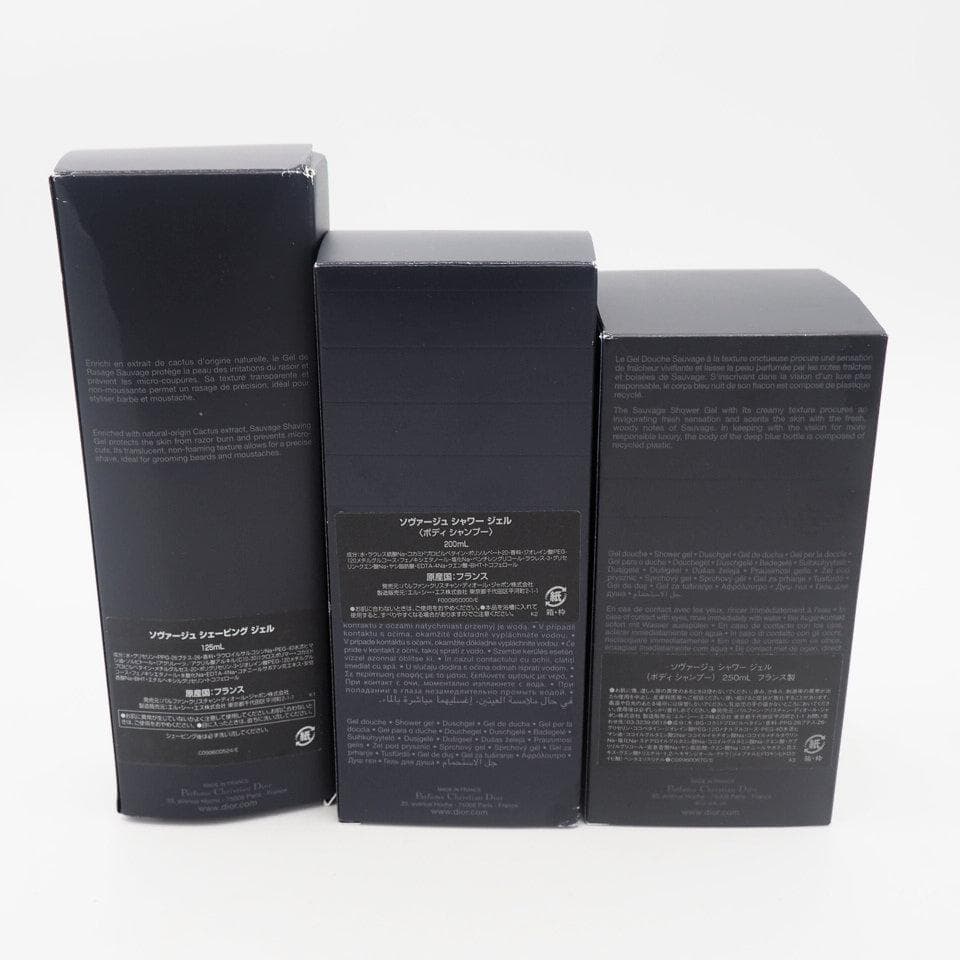 ディオールソヴァージュ シャワージェル シェービングジェル 3点セット