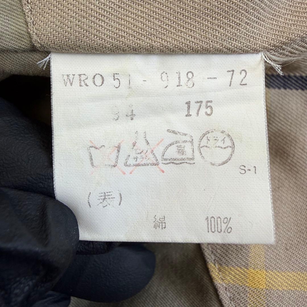 80's バーバリーズ ステンカラーコート 比翼ボタン 175推奨 ヴィンテージ