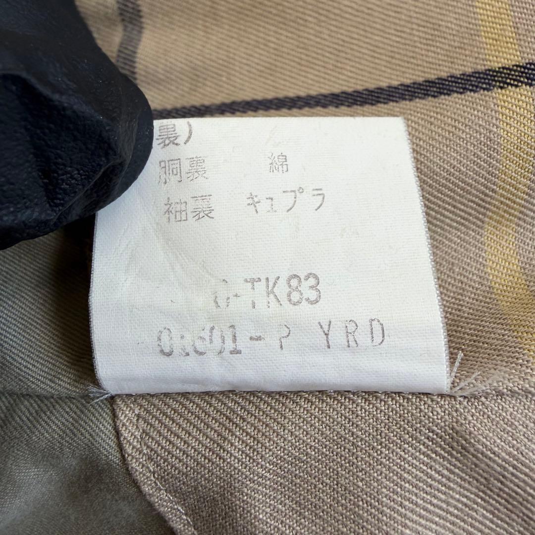 80's バーバリーズ ステンカラーコート 比翼ボタン 175推奨 ヴィンテージ