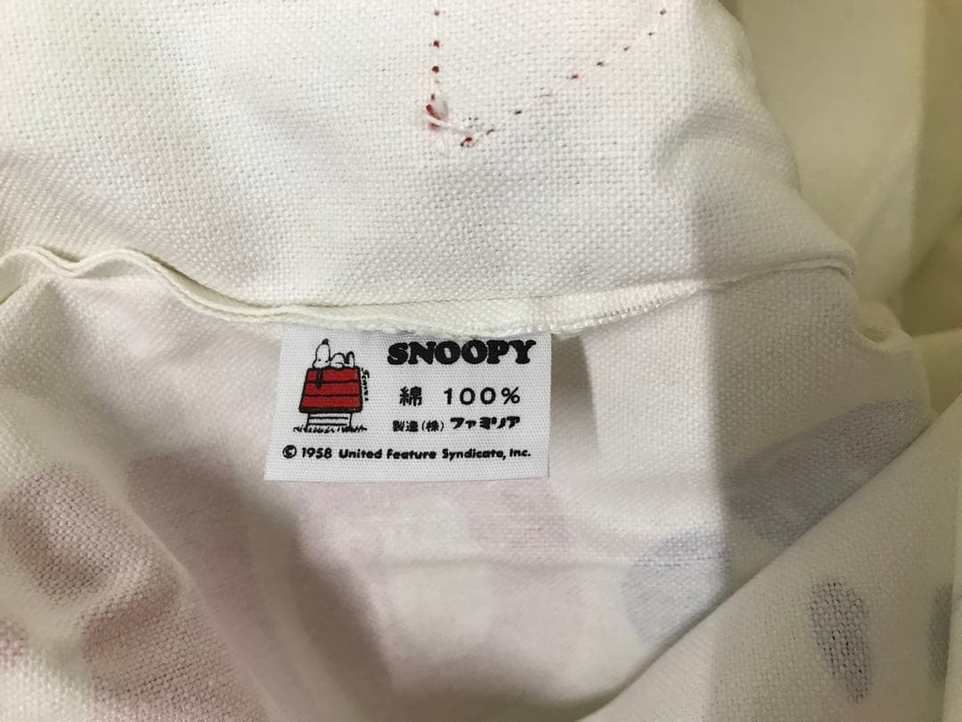 ファミリア トートバッグ スヌーピーpeanuts United Feature