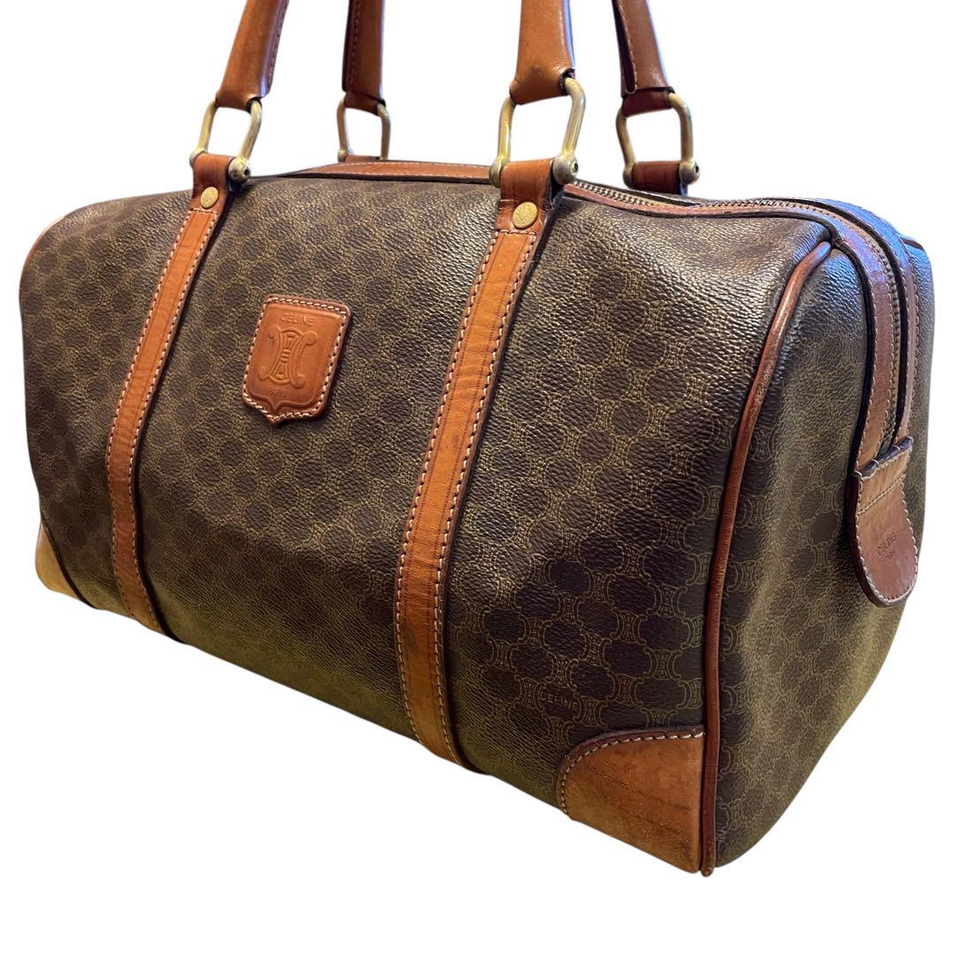 CELINE セリーヌ ボストンバッグ マカダム柄