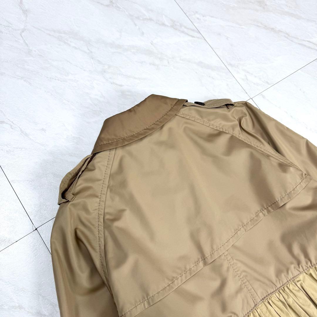 AD2017 トリコ コムデギャルソン トレンチコート バイカラー チェック