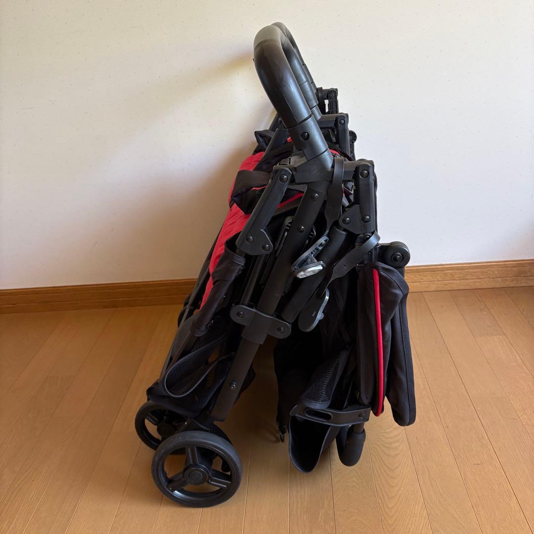 【送料無料】 ココロン ツイン 2人乗り 横型 ベビーカー 双子用 兄弟姉妹