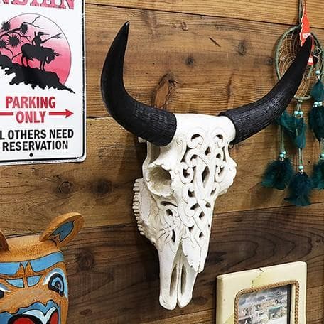 インテリア ウエスタン＆ネイティブ スカル フック 19 アメリカン 雑貨